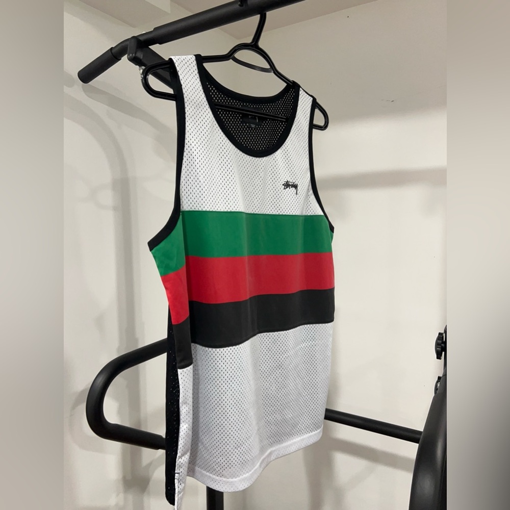 Vintage stussy international mesh jersey